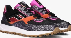 FLORIS VAN BOMMEL e lage sneakers sfw-10128 noppi zwart New