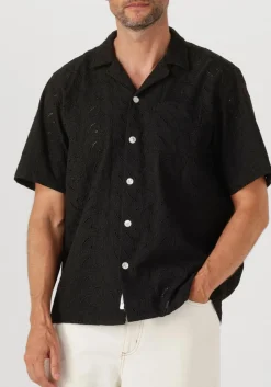 FORÉT e forét casual overhemd leo paisley shirt zwart Best