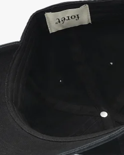 FORÉT e forét pet hawk washed cap zwart Hot