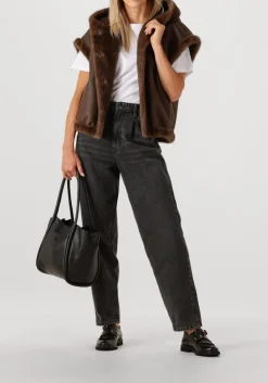 FRED DE LA BRETONIERE e schoudertas nalani zwart New