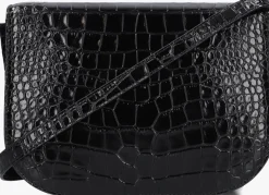 FURLA e schoudertas sfera s crossbody round zwart Outlet