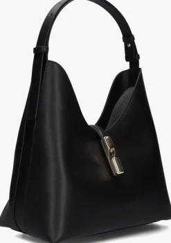 FURLA e schoudertas goccia m hobo zwart Clearance