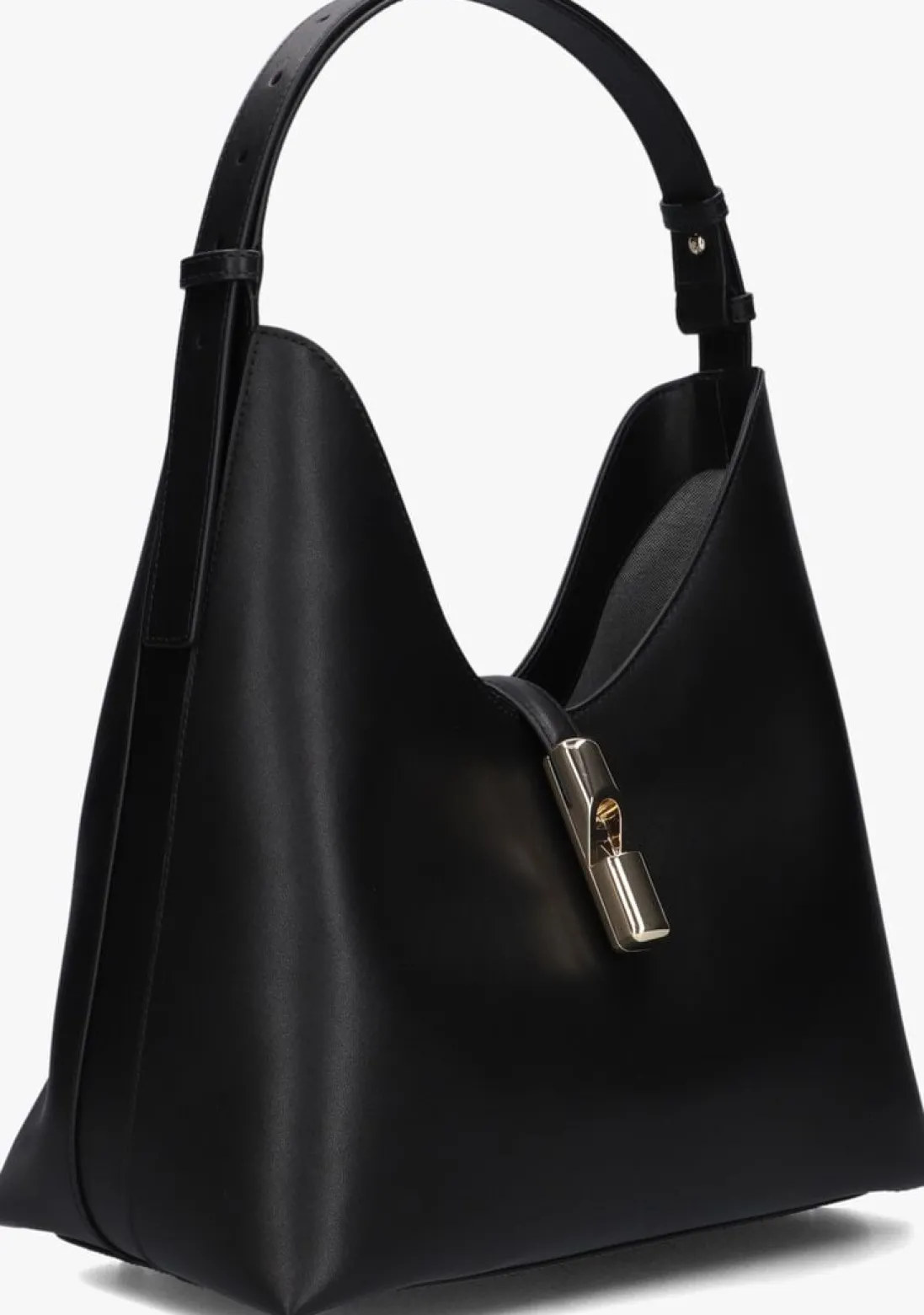 FURLA e schoudertas goccia m hobo zwart Clearance