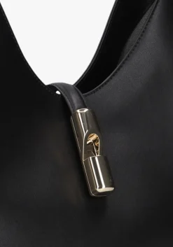 FURLA e schoudertas goccia m hobo zwart Clearance