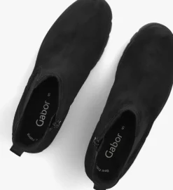 GABOR e chelsea boots 710 zwart Outlet