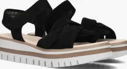 GABOR e platte sandalen 622.1 zwart Best