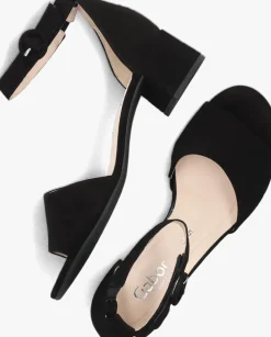 GABOR e sandalen met hak 902 zwart