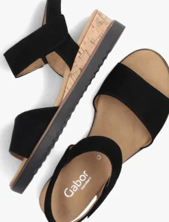 GABOR e sandalen met hak 750.2 zwart Clearance