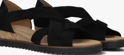 GABOR e sandalen met hak 782 zwart Outlet