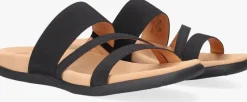 GABOR e slippers 702 zwart Outlet