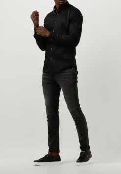 GENTI e klassiek overhemd s0009-1109 zwart Online