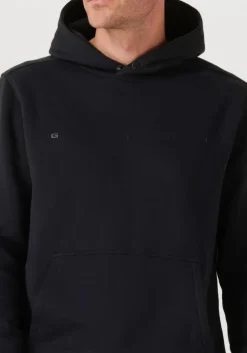 GENTI e trui basic logo hoodie zwart Sale