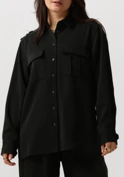 GESTUZ e blouses sloangz shirt zwart