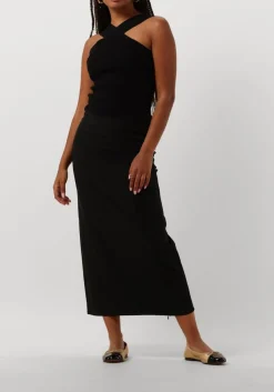 GESTUZ e maxirok joellegz high waist long skirt zwart Discount