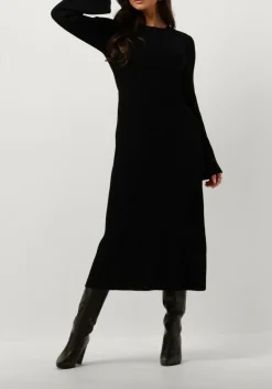 GESTUZ e midi jurk antaligz wool dress zwart Online
