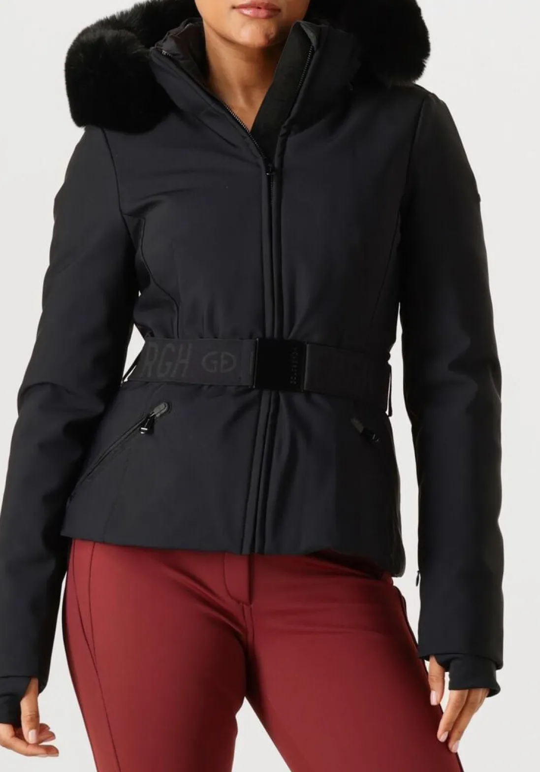 GOLDBERGH e winterjassen hida ski jacket faux border zwart Best