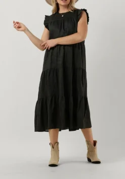 GREEK ARCHAIC KORI e midi jurk 130431 zwart Clearance