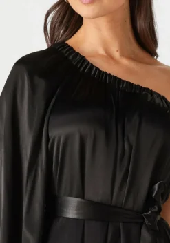 GREEK ARCHAIC KORI e maxi jurk 130902 zwart Sale