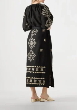 GREEK ARCHAIC KORI e maxi jurk 230652 zwart Discount