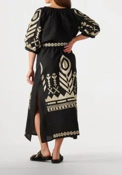 GREEK ARCHAIC KORI e maxi jurk 230654 zwart Online