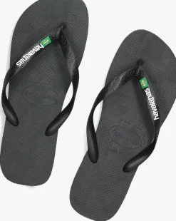 HAVAIANAS e teenslippers brasil logo zwart Hot
