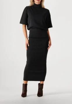 HERSKIND e midi jurk carrie knit dress zwart Sale