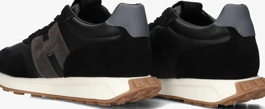 HOGAN e lage sneakers h601 allacciato h patch zwart Best