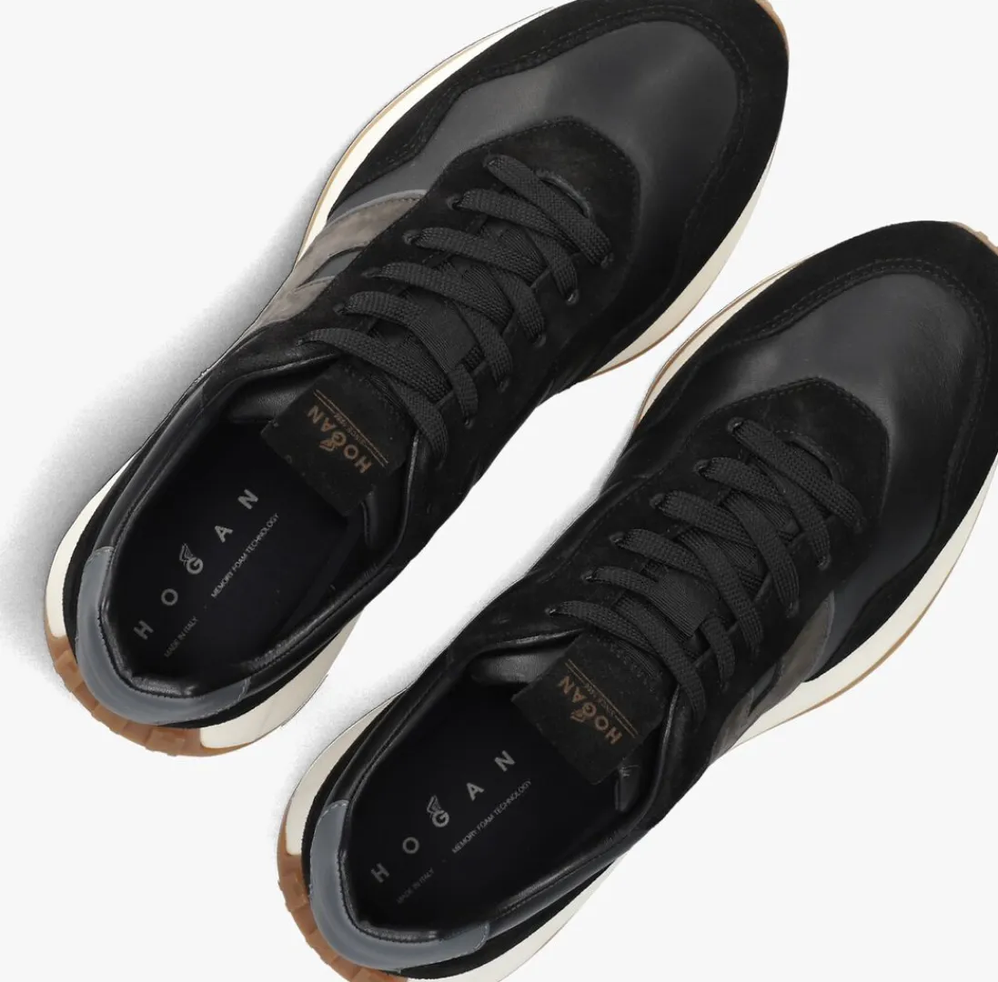 HOGAN e lage sneakers h601 allacciato h patch zwart Best