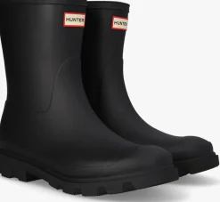 HUNTER e regenlaarzen downpour short wellington boots zwart