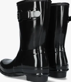HUNTER e regenlaarzen womens original short zwart New