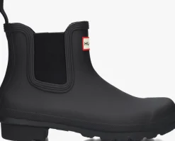 HUNTER e regenlaarzen womens original chelsea zwart