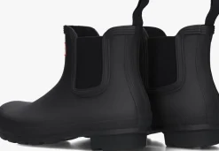 HUNTER e regenlaarzen womens original chelsea zwart