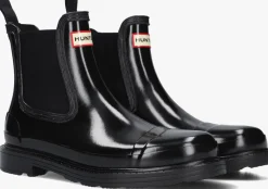 HUNTER e regenlaarzen womens original chelsea zwart Hot