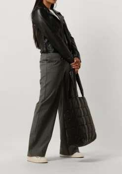 IBANA e leren jas moss zwart