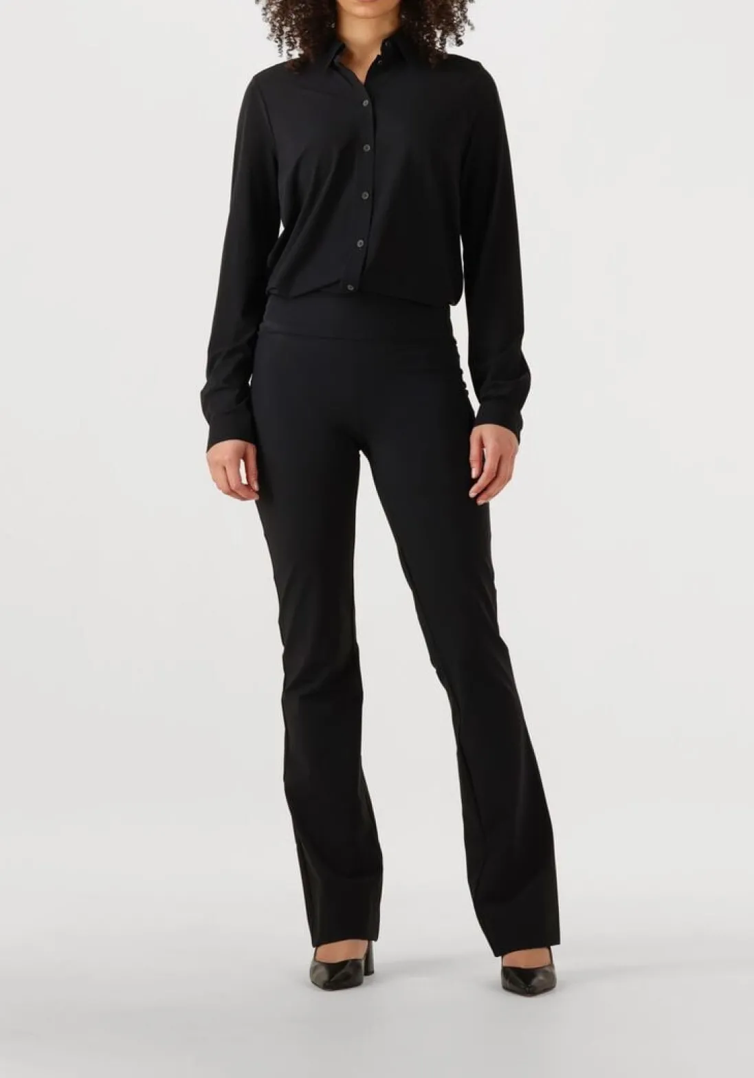 JAPAN TKY e flared broek zaya zwart