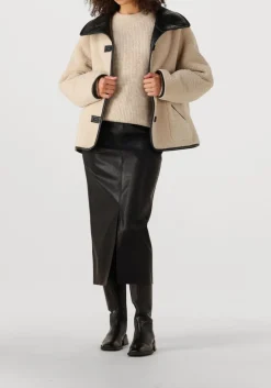 KNIT-TED e leren jas cozy zwart Online