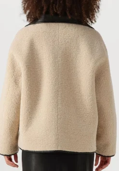 KNIT-TED e leren jas cozy zwart Online