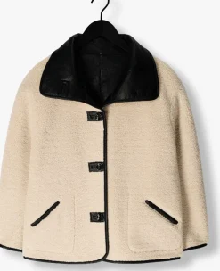 KNIT-TED e leren jas cozy zwart Online