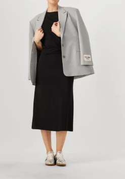 KNIT-TED e midi jurk zwaan zwart Sale