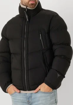 KRAKATAU e gewatteerde jas 125200013 zwart Best