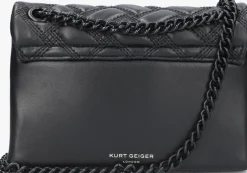 KURT GEIGER LONDON e schoudertas mini kensington drench zwart