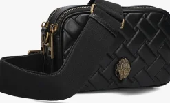 KURT GEIGER LONDON e schoudertas 2zip kensington camera zwart Outlet