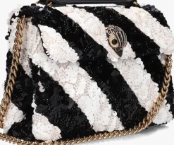 KURT GEIGER LONDON e schoudertas sequins md kensington zwart Hot