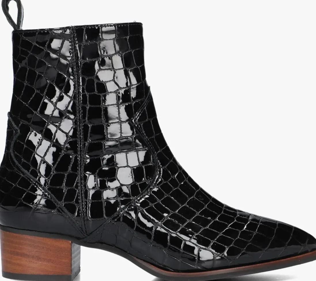 LINA LOCCHI e enkellaarsjes 3231 zwart Outlet