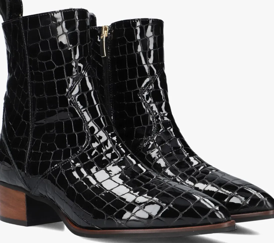 LINA LOCCHI e enkellaarsjes 3231 zwart Outlet