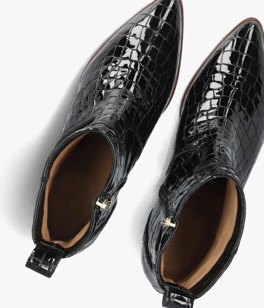 LINA LOCCHI e enkellaarsjes 3231 zwart Outlet