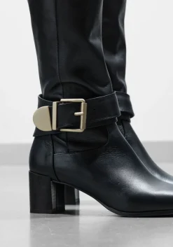 LINA LOCCHI e hoge laarzen 8596 zwart Clearance