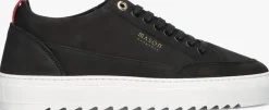 Mason Garments e lage sneakers tia nabuk zwart Outlet