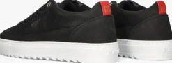 Mason Garments e lage sneakers tia nabuk zwart Outlet