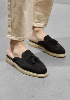 Mason Garments e loafers amalfi mule zwart Clearance